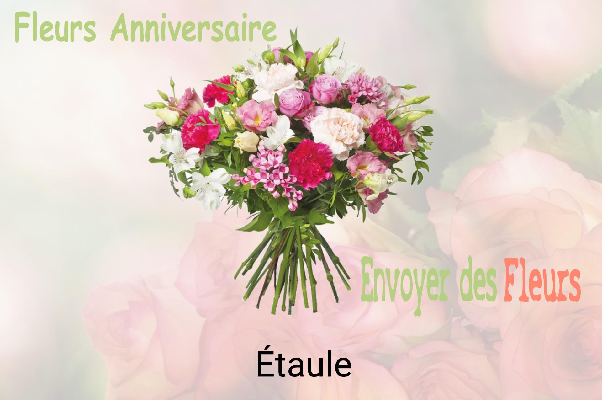 Bouquet de fleurs d’anniversaire livré à Étaule